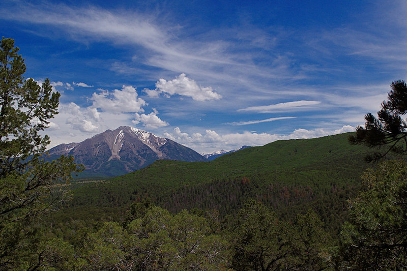 Sopris Peak from the Lorax Trail