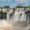 Multi-tiered falls on the Iguazu River