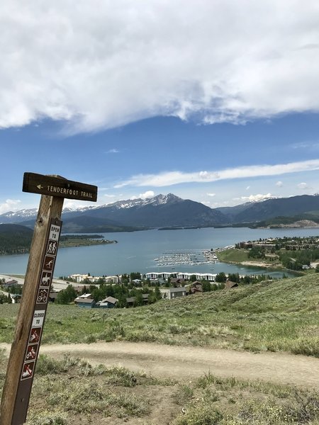 View from the start of Tenderfoot Trail