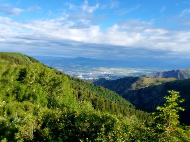 The top of Dry Canyon