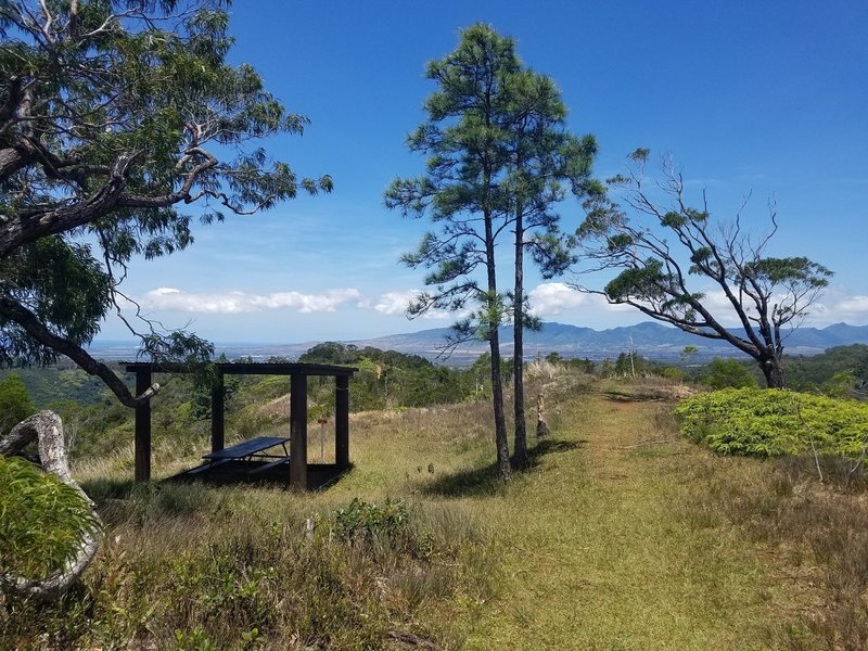 Mile 2.4 picnic spot looking west