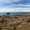 Ocean view from Sunset Boulders on Kortum Trail