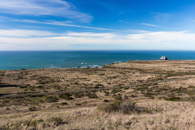 Coastal view from Pomo Canyon Trail