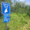 Whitney Brook Trail entrance from Cross Street