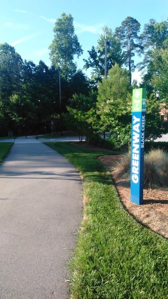 Trailhead at Carrousel Lane