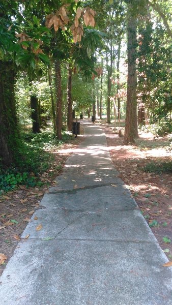 Looking toward the playground