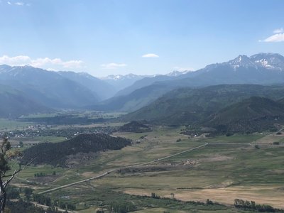Looking South, up the Uncompahgre River Valley