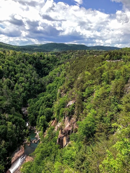 From so high the falls look flat