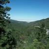 Looking west from the trail