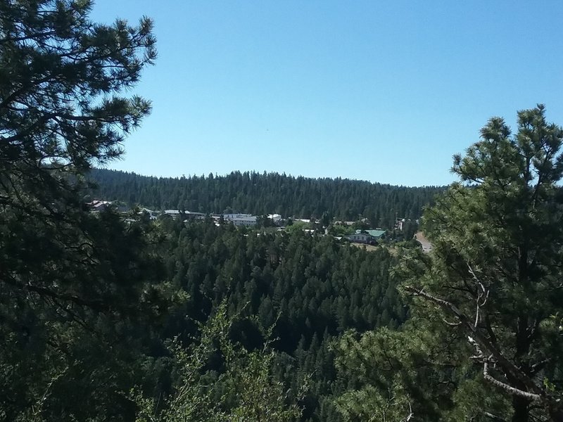 Village of Cloudcroft from the trail