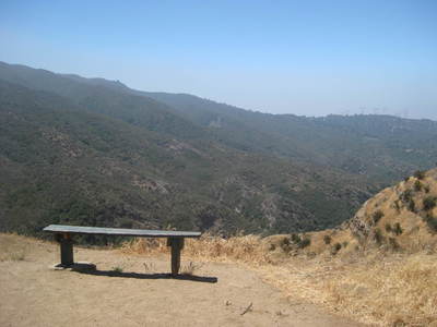 Bench and view.