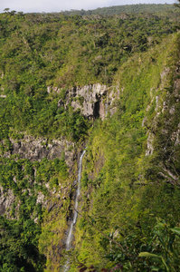 The Gorges Overlook offers nice views of this waterfall