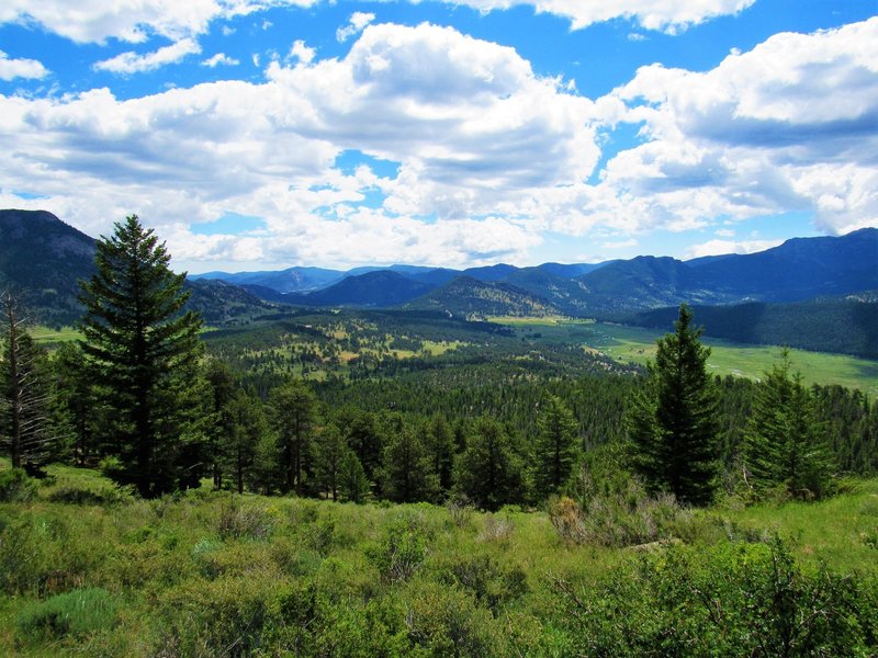 Views from near the top of Beaver Mtn Loop