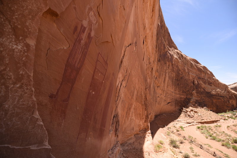 Figures in Black Dragon Canyon