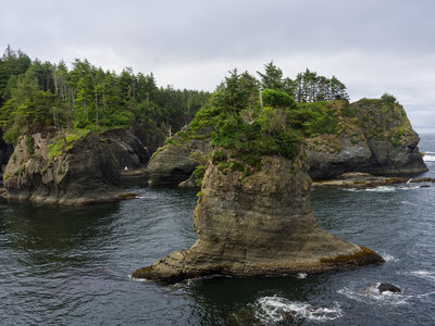Rock Spires off Cape Flattery