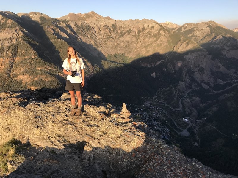 Awesome view from Top of Twin Peaks - Looking down on Ouray