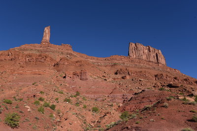 Castleton Tower on the left