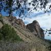 Looking NE on the trail.