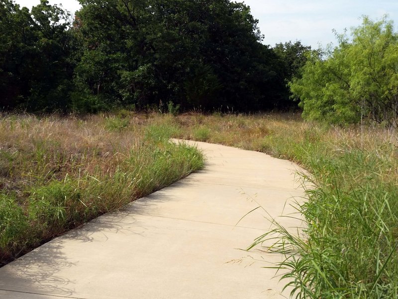 Beginning of the South Pond Trail