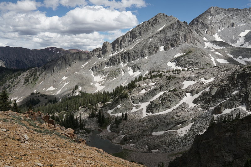 Additional views of the Elk Range to the southwest.