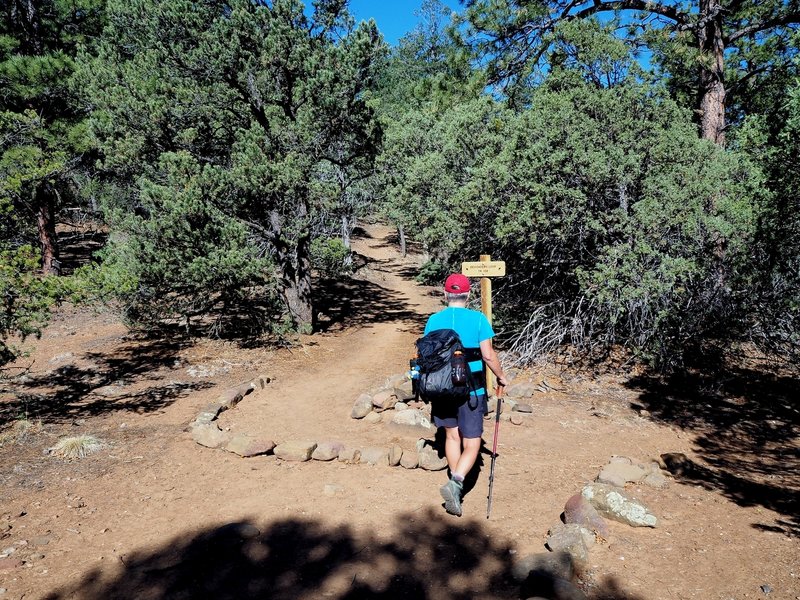 The junction with the North Boundary Trail