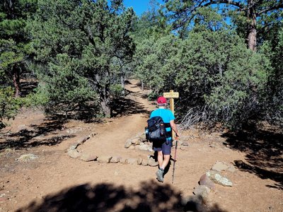 The junction with the North Boundary Trail