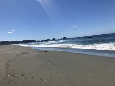 Looking out towards Point Of The Arches.