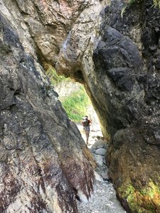 Hiking through an arch is one of the coolest things ever!