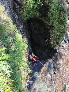 Some of the rope assists can get very steep.