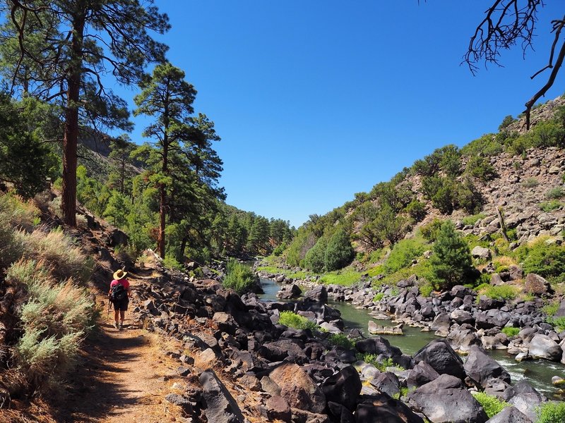 Along the River Trail near Little Arsenic Springs