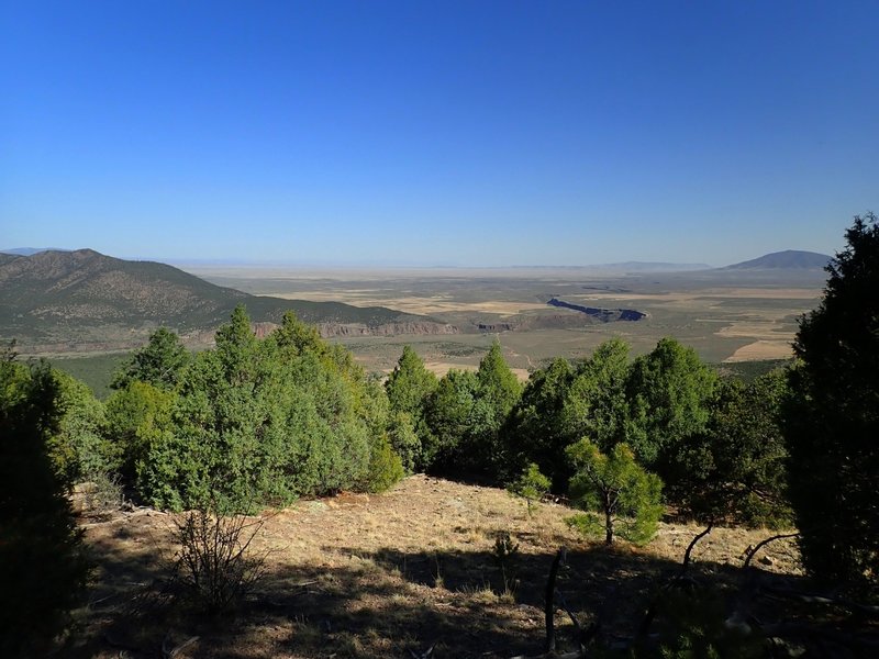 View north from the Wild River Overlook