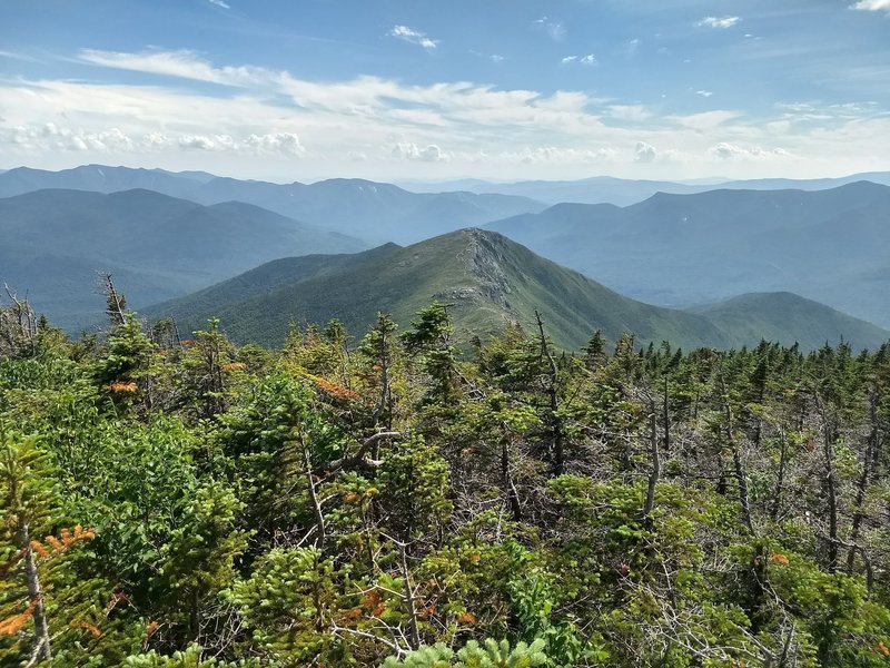 Taken from summit of Mount Bond, looking south to Bondcliff Trail