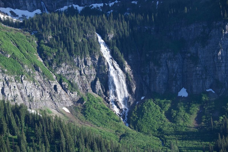 Bird Woman Falls at the end of June.