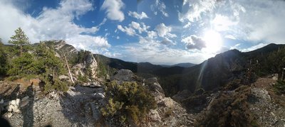 View right before Wood Spring