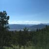 Looking over Dillon Reservoir from the Meadow Creek Trail.