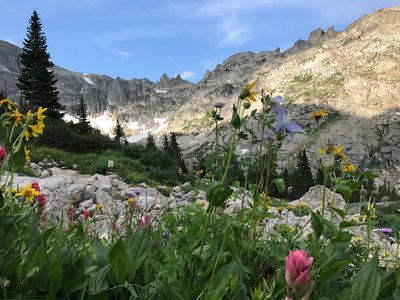 Looking south near Pawnee Lake