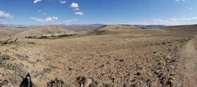 Sweeping views at the top of Beaver Creek Trail.