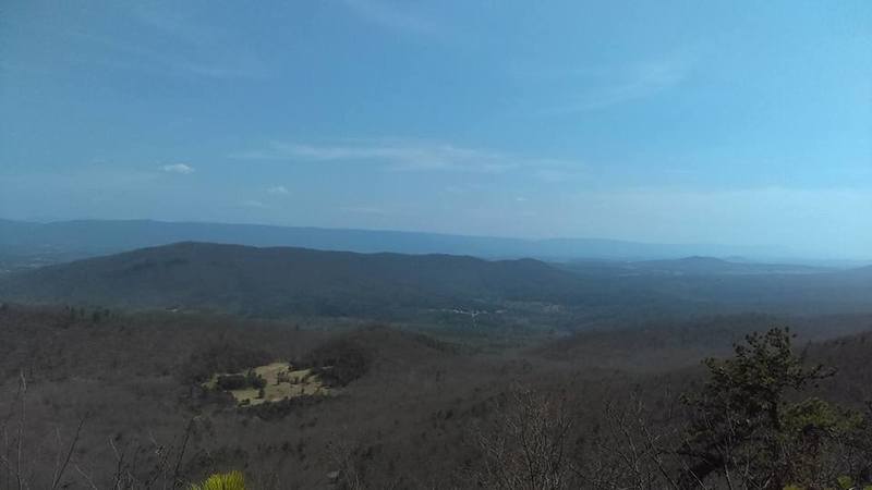 Valley view from the summit