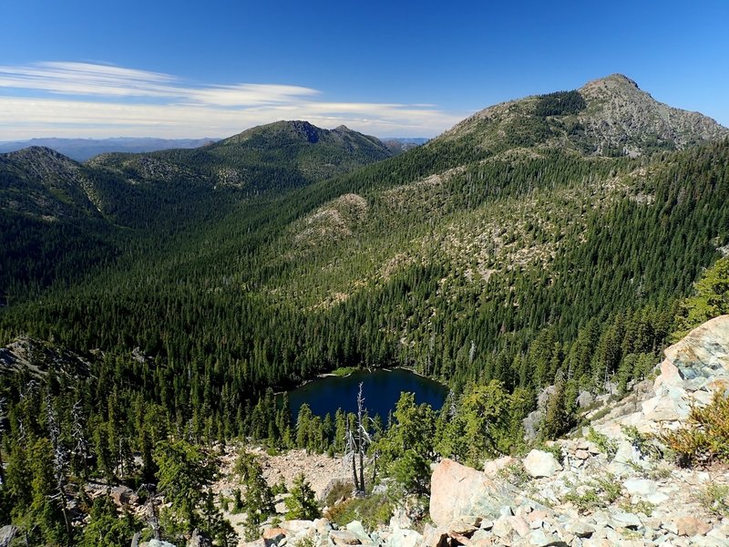 Raspberry Lake from Preston's northwest ridge