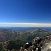 The Pacific Ocean from the summit of Preston Peak.