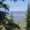 View of Diamond Peak from the beginning of the trail.