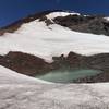 Tarn at the base of Lewis Glacier