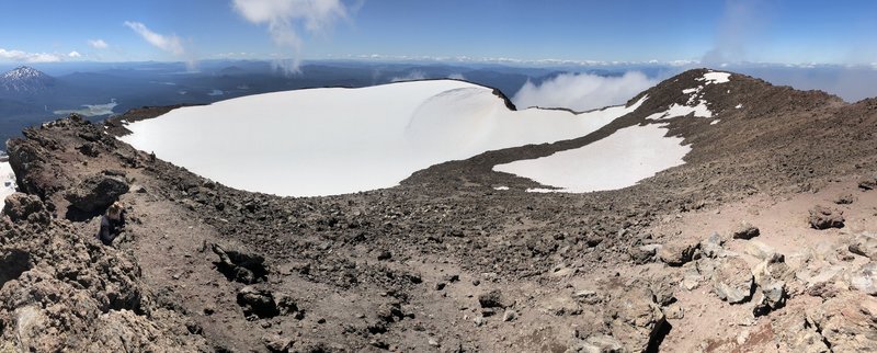 Summit crater panorama