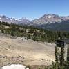 View of the Sisters from the midpoint of the trail.