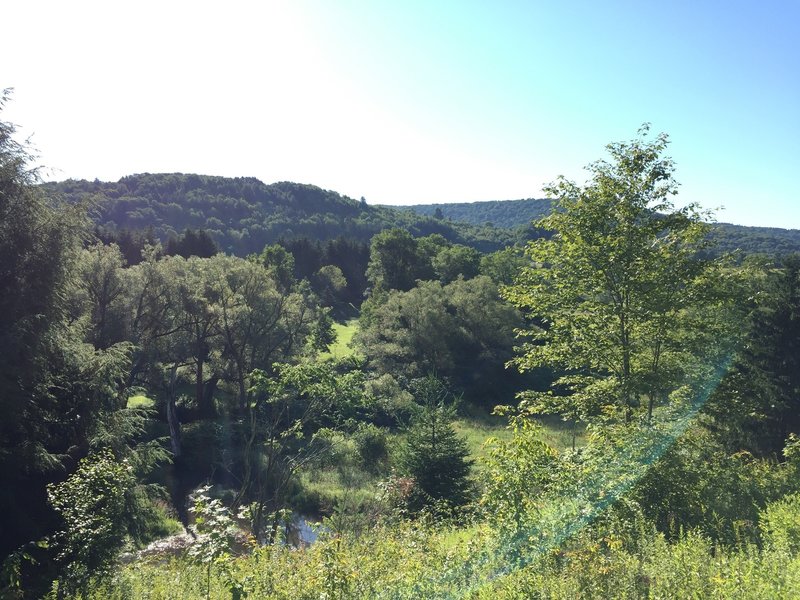 Early views from the trail