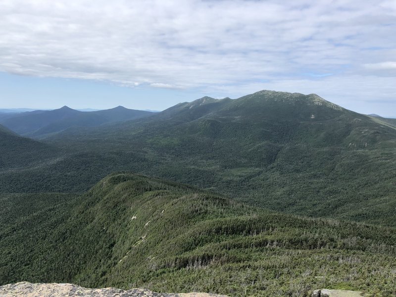 From Mount Garfield summit looking to the backside of Mount Lafayette.