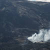 The tour helicopters get pretty close to the eruptions. This hiker was a little jealous.