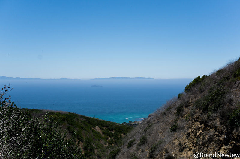 Pacific Ocean from a crevice