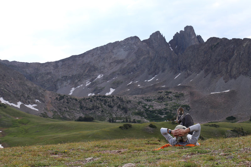 Nokhu Crags from Thunder Pass