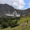 American Lakes Trail about a half mile below the lakes.